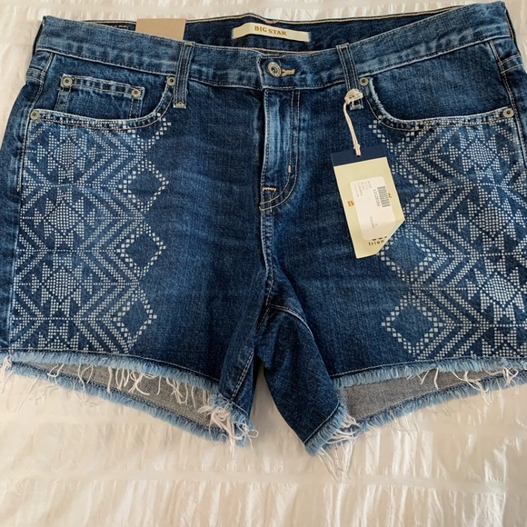 NWT Big Star Women's Blue Denim Shorts - Picture 3 of 14